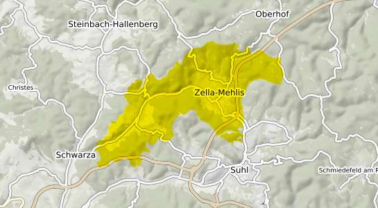 Immobilienpreisekarte Zella Mehlis